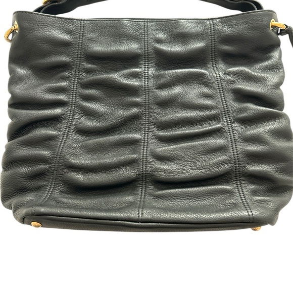 Furla Rouged Black Leather Handbag - Picture 2 of 12